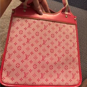 Pink Denim Monogram Handbag🩷